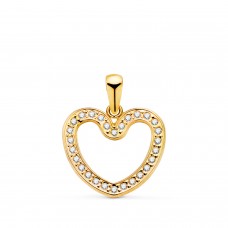 Colgante Corazón y Circonitas